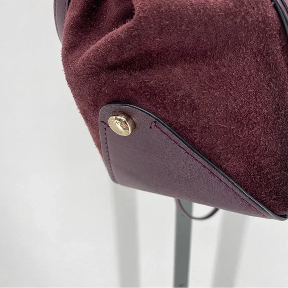 Coach maroon leather Drifter Carryall satchel bag No. 38389 - Picture 12 of 16